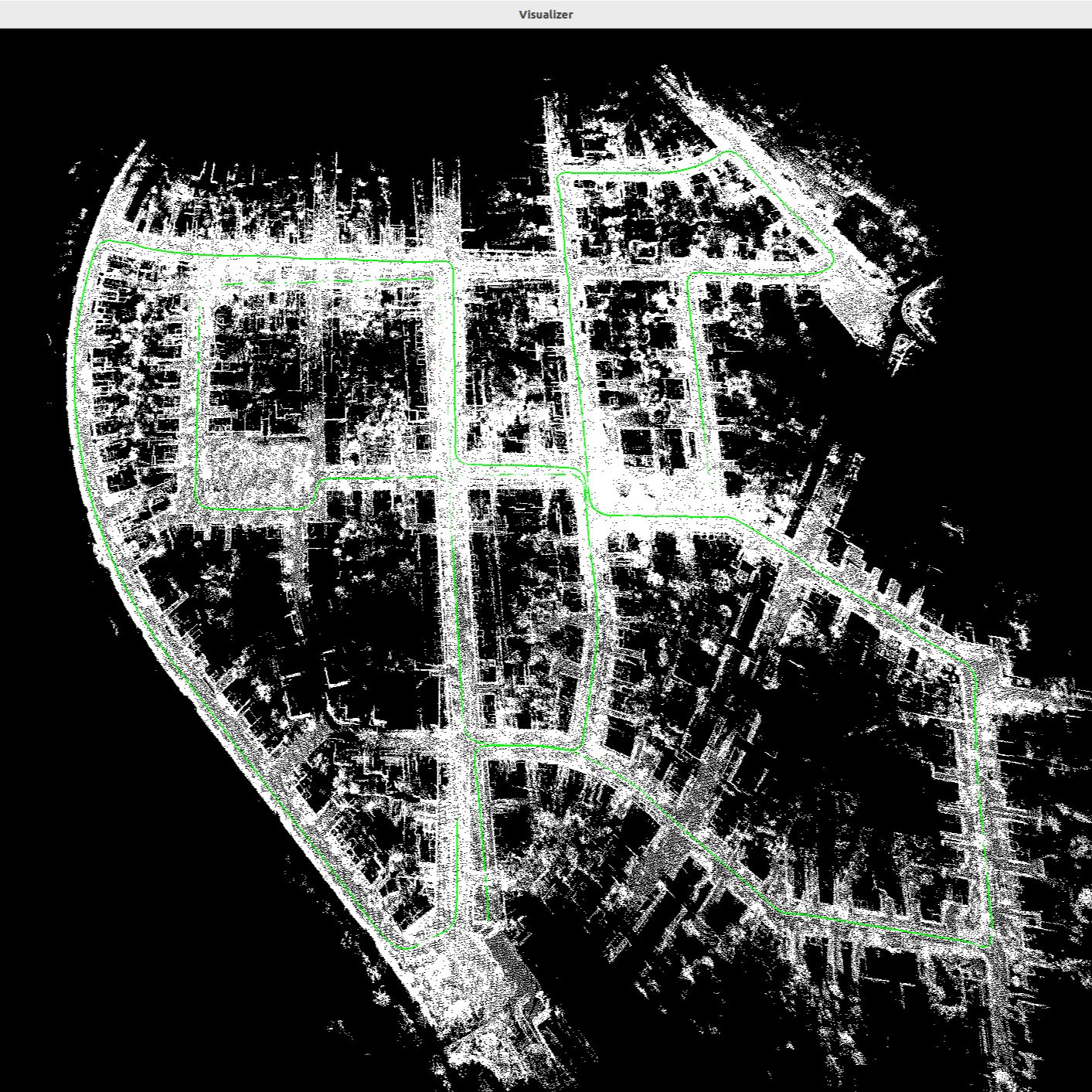 GICP KITTI Velodyne estimated global map